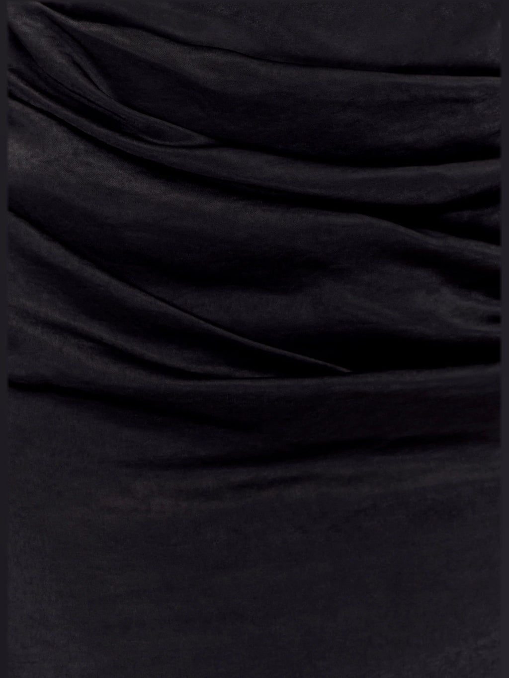 Black formal dress with a-line detailing
