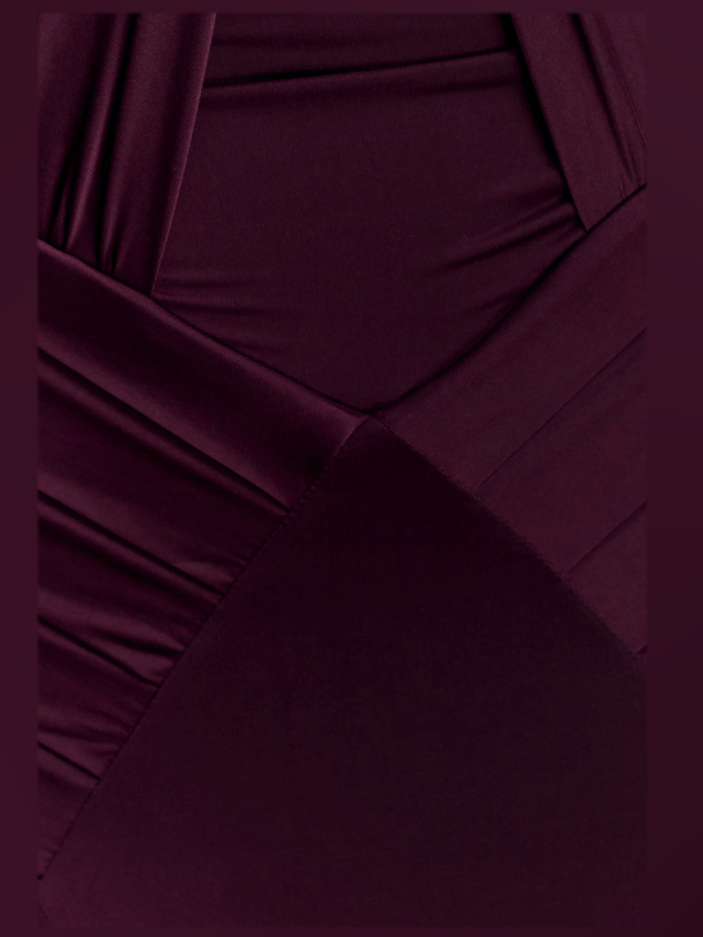 Mahogany formal dress with a-line shape