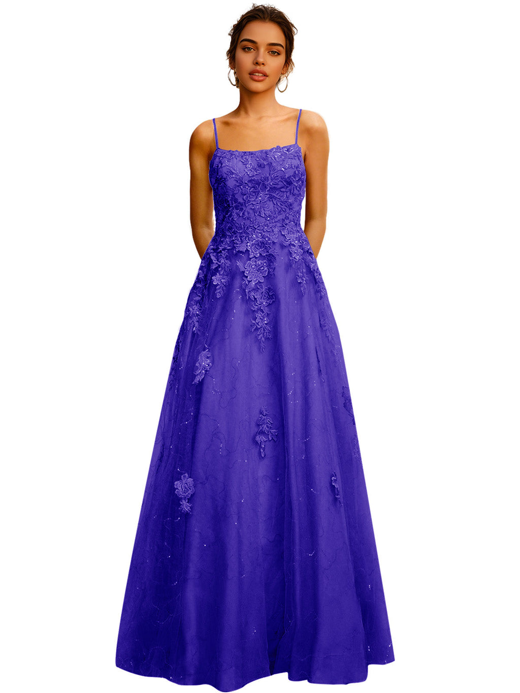 Strapless Lace Ball Gown Prom Dress with Corset Bodice and Full Dress