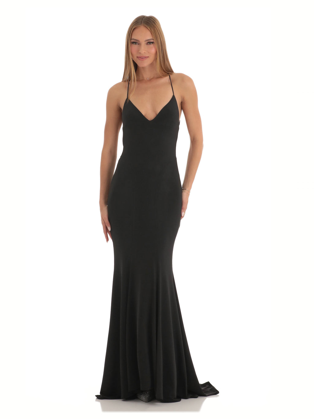 A-Line Maxi Structured Woven Fabric Bridesmaid Dress for Garden Wedding