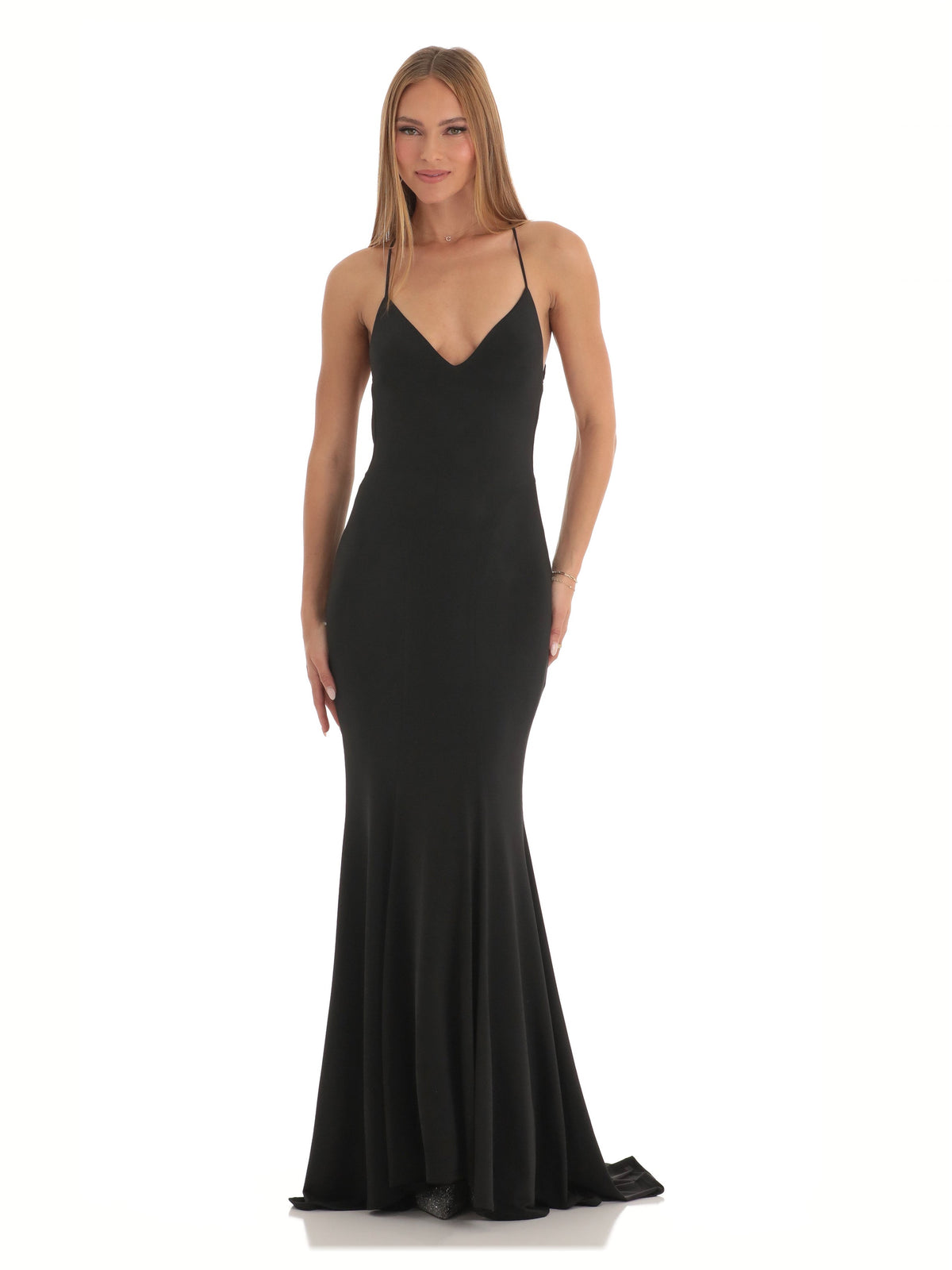 A-Line Maxi Structured Woven Fabric Bridesmaid Dress for Garden Wedding