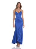 Mermaid Maxi Satin Bridesmaid Dress for Wedding Reception